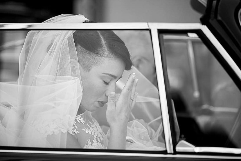 fotografo di matrimonio brescia la sposa arriva in chiesa