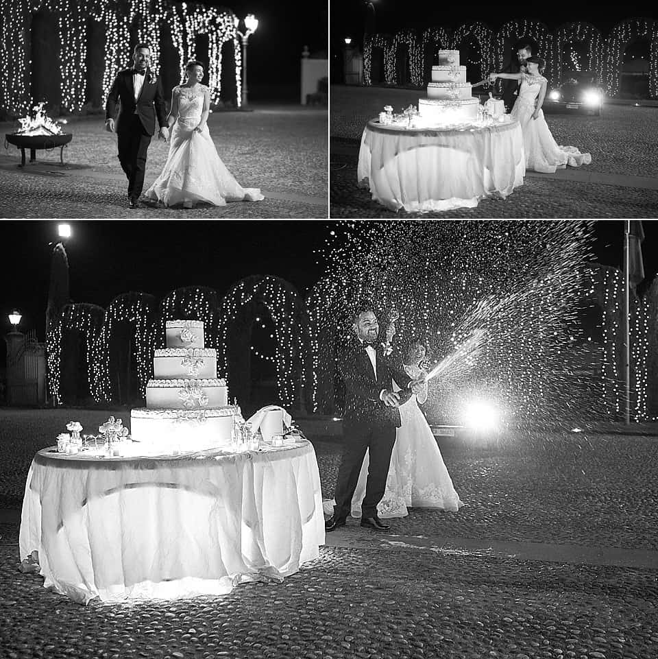 fotografo di matrimonio brescia il taglio della torta
