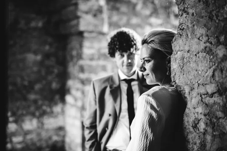 matrimonio sul lago di garda, ritratto degli sposi realizzato da giorgio baruffi fotografo di matrimoni brescia