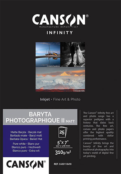 baryta matt II Stampe Fine Art su Carta Canson Infinity Baryta Photographique II Matt (310 g/m² - Opaca)